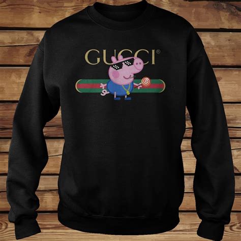 peppa pig gucci fanny pack|gucci flying pig sweatshirt.